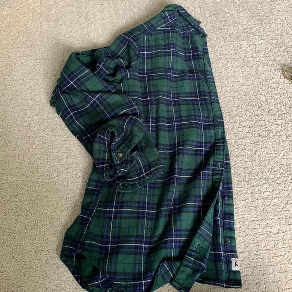 Hollister boyfriend fit flannel